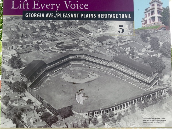 Griffith Stadium historical marker