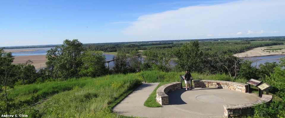 Missouri River from Mulberry Bend overlook